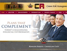 Tablet Screenshot of crownrisk.com
